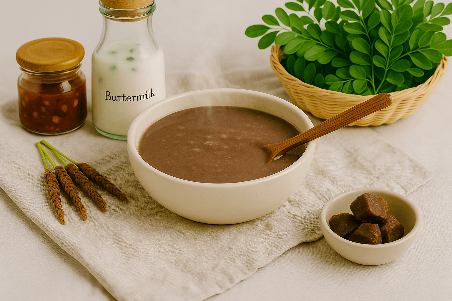 Rustic plant-based dish